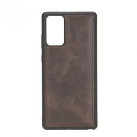 Bouletta TN03 Kahve Samsung Galaxy Note 20 Uyumlu Deri Arka Kapak