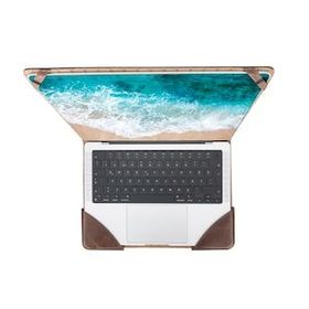 Bouletta TN03 Kahverengi Siyah Chester Deri 13-14 inç Macbook Kılıfı