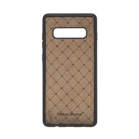 Bouletta TN11 Taba Samsung Galaxy S10 Uyumlu Deri Arka Kapak