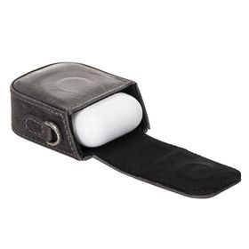 Bouletta TN18 Gri Jojo Apple AirPods 2.Nesil Uyumlu Deri Kılıf
