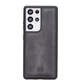Bouletta TN18EF Gri Apple iPhone 11 Pro Max Uyumlu Deri Arka Kapak