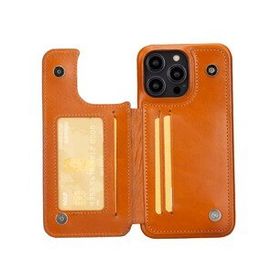 Bouletta UBW RST2EF Apple iPhone 14 Pro Max Deri Turuncu Cep Telefonu Kılıfı