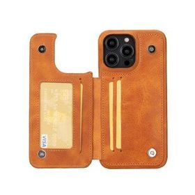 Bouletta UBW TN11 Apple iPhone 14 Pro Max Deri Turuncu Cep Telefonu Kılıfı