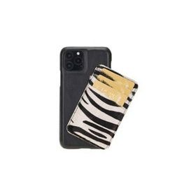 Bouletta UJ-DET-CC RST1 Zebra iPhone 11 Pro Deri Telefon Kılıfı