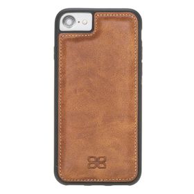 Bouletta V18 Taba Apple iPhone 7-8-SE Uyumlu Deri Arka Kapak