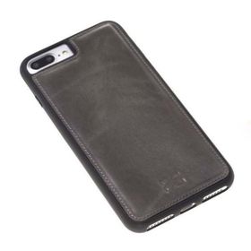 Bouletta V23 Füme Apple iPhone 7-8 Plus Uyumlu Deri Arka Kapak