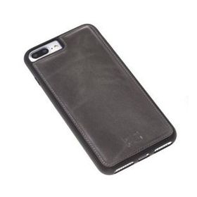 Bouletta V23 Füme Apple iPhone 7-8 Plus Uyumlu Deri Arka Kapak