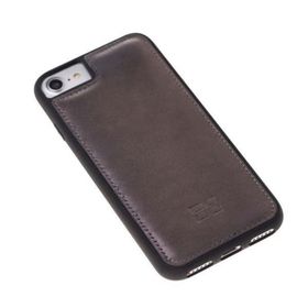 Bouletta V23 Füme Apple iPhone 7-8-SE Uyumlu Deri Arka Kapak