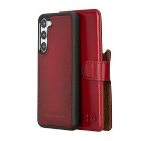 Bouletta V4EF Samsung Galaxy S23 Plus Uyumlu Deri Cüzdanlı Kılıf