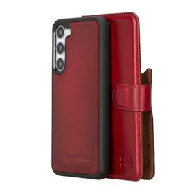 Bouletta V4EF Samsung Galaxy S23 Plus Uyumlu Deri Cüzdanlı Kılıf
