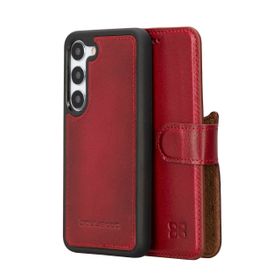 Bouletta V4EF Samsung Galaxy S23 Uyumlu Deri Cüzdanlı Kılıf