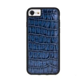Bouletta YK7 Mavi-Siyah Apple iPhone 7-8-SE Uyumlu Deri Arka Kapak