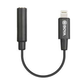 Boya BY-K3 Iphone Kulaklık Mikrofon Dönüştürücü Lightning Kablo