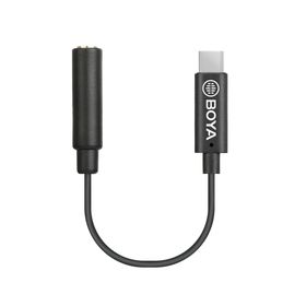 Boya BY-K9 3.5mm TRRS / USB Type-C Mikrofon Adaptörü