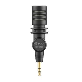 Boya BY-M100 Kompakt 3.5 mm Kamera Mikrofonu