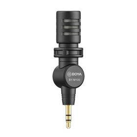 Boya BY-M100 Kompakt 3.5 mm Kamera Mikrofonu