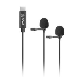 Boya BY-M3D Type-c Telefon İkili Yaka Mikrofonu