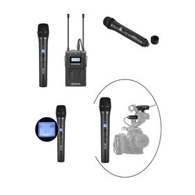 Boya BY-WM8 Pro Kit-3 Kablosuz El Mikrofonu Seti