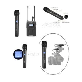 Boya BY-WM8 Pro Kit-3 Kablosuz El Mikrofonu Seti