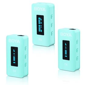Boya BY-XM6-K2G Kablosuz İkili Yeşil Yaka Mikrofonu