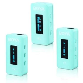 Boya BY-XM6-K2G Kablosuz İkili Yeşil Yaka Mikrofonu