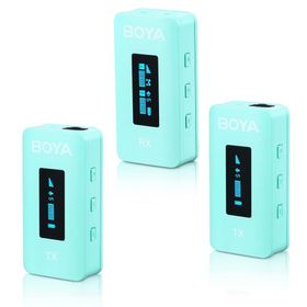 Boya BY-XM6-K2G Kablosuz İkili Yeşil Yaka Mikrofonu