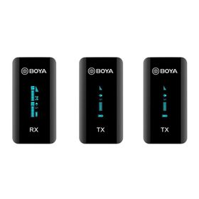 Boya By-XM6-S2 Kablosuz İkili Yaka Mikrofonu