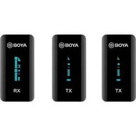 Boya By-XM6-S2 Kablosuz İkili Yaka Mikrofonu