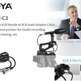 Boya XLR-C3 Dişi XLR to Erkek XLR Mikrofon Kablosu