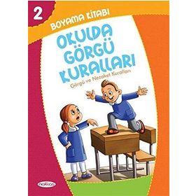Boyama Kitabı 2 - Okulda Görgü Kuralları - Kollektif Heyet-Kurul-Komisyon