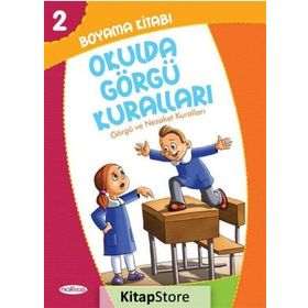 Boyama Kitabı 2 - Okulda Görgü Kuralları - Kollektif Heyet-Kurul-Komisyon