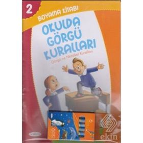 Boyama Kitabı 2 - Okulda Görgü Kuralları - Kollektif Heyet-Kurul-Komisyon
