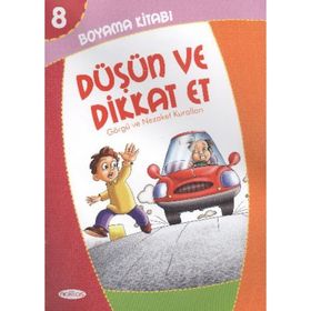 Boyama Kitabı 8 - Düşün ve Dikkat Et - Heyet-Kurul-Komisyon