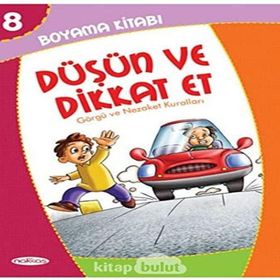 Boyama Kitabı 8 - Düşün ve Dikkat Et - Heyet-Kurul-Komisyon
