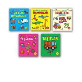 Boyama Kitabım Seti - 5 Kitap Takım - Pal Sokağı