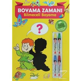 Boyama Zamanı Bilmeceli Boyama - Parıltı Komisyon Kollektif Heyet-Kurul-Komisyon