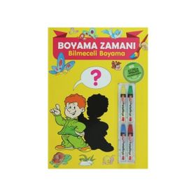 Boyama Zamanı Bilmeceli Boyama - Parıltı Komisyon Kollektif Heyet-Kurul-Komisyon