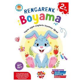 Boyama Zamanı Rengarenk 2 Yaş Boyama Kitabı