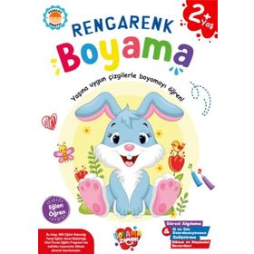 Boyama Zamanı Rengarenk 2 Yaş Boyama Kitabı