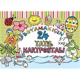 BOYAMAK IÇIN 24 TATIL KARTPOSTALI 5-7 YAŞ - YÜCEL KAYA