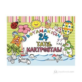 BOYAMAK IÇIN 24 TATIL KARTPOSTALI 5-7 YAŞ - YÜCEL KAYA