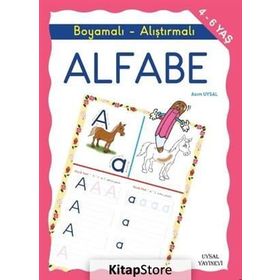 Boyamalı ve Alıştırmalı Türkçe Alfabe - Asım Uysal Mürşide Uysal