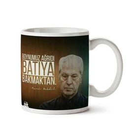 Boynumuz Ağrıdı Batıya Bakmaktan Baskılı Kupa