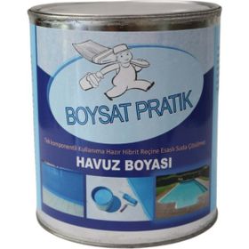 Boysat Solvent Bazlı Beyaz 2.5 kg Tek Komponentli Havuz Boyası