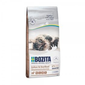 Bozita Indoor Sterilised Tahılsız Geyik Etli Kısırlaştırılmış Yetişkin 2 kg Kedi Maması