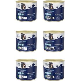 Bozita Kuzu Etli 6x625 gr Yaş Köpek Mama