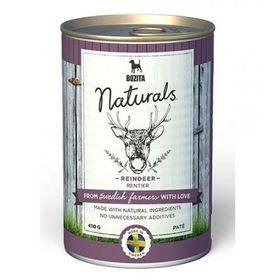 Bozita Naturals Pate Geyik Etli Tahılsız Konserve 410 gr Köpek Maması