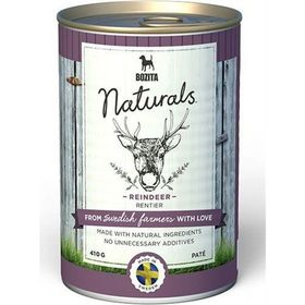 Bozita Naturals Pate Geyik Etli Tahılsız Konserve 410 gr Köpek Maması