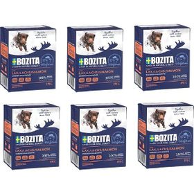 Bozita Somon Balıklı Tahılsız 6x370 gr Köpek Yaş Mama
