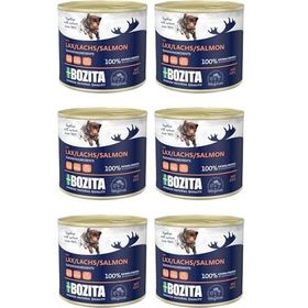 Bozita Somonlu 6x625 gr Yaş Köpek Mama